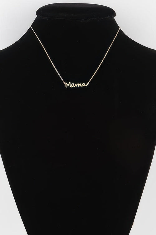Cursive Mama Script Necklace ORIZON