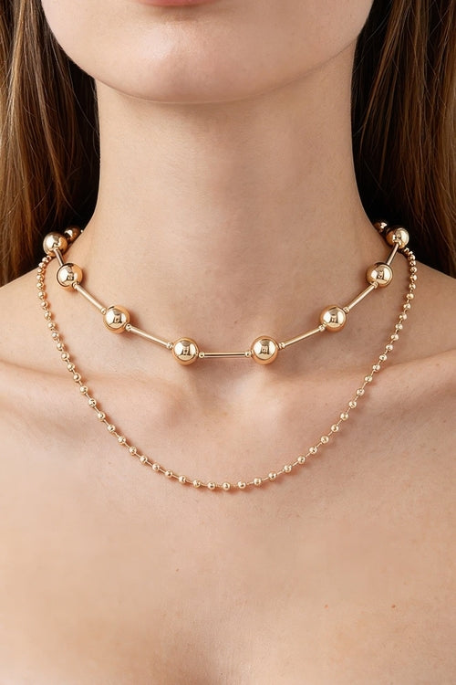 Double Polished Space Chain Necklace ORIZON