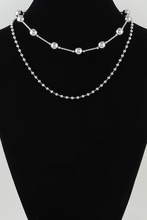 Double Polished Space Chain Necklace ORIZON