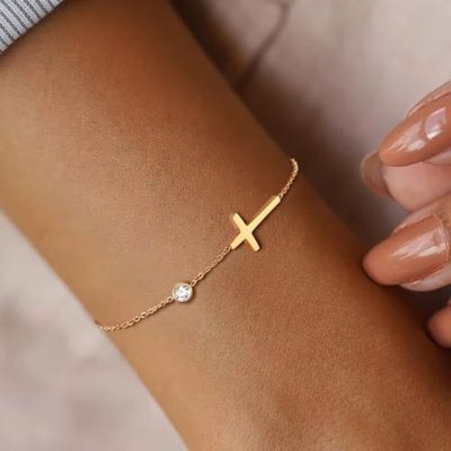 Faith based cross bracelet / anklet ORIZON
